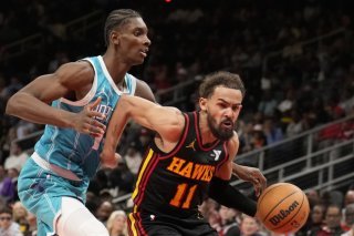 Trae Young (11) a brillé mercredi face aux Hornets KEYSTONE/AP/Brynn Anderson